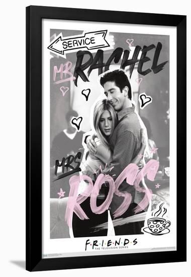 Friends - Ross and Rachel-Trends International-Framed Poster