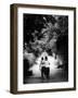 Friends Taking a Walk on a Typical Summer Day-Robert W^ Kelley-Framed Photographic Print