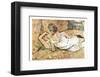 Friends-Henri de Toulouse-Lautrec-Framed Art Print