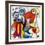 Friends-Martin Kalhoej-Framed Art Print