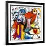 Friends-Martin Kalhoej-Framed Art Print