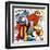 Friends-Martin Kalhoej-Framed Art Print