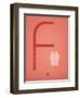 Friends-TypeLike-Framed Art Print