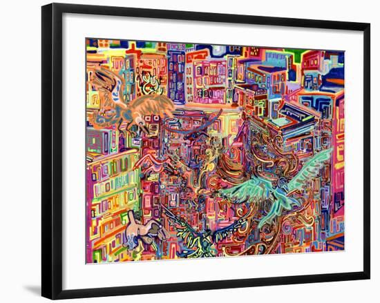 Friends-Josh Byer-Framed Giclee Print