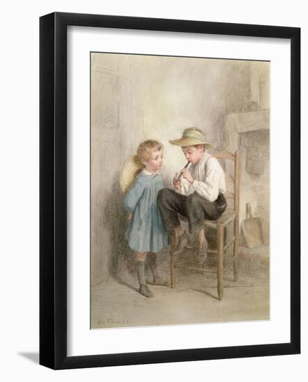 Friends-Pierre Edouard Frere-Framed Giclee Print