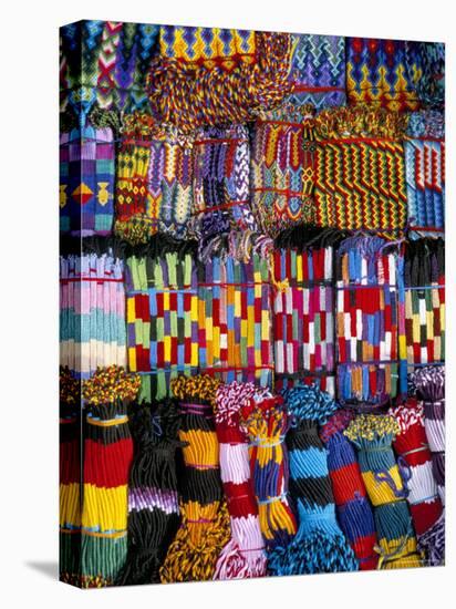 Friendship Bracelets, Panajachel, Lake Atitlan, Guatemala, Central America-Upperhall-Stretched Canvas