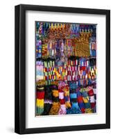 Friendship Bracelets, Panajachel, Lake Atitlan, Guatemala, Central America-Upperhall-Framed Premium Photographic Print