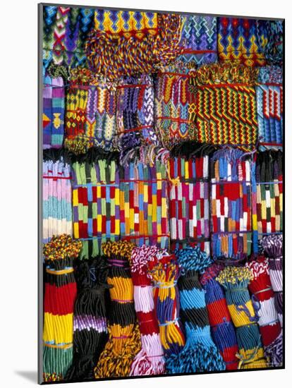 Friendship Bracelets, Panajachel, Lake Atitlan, Guatemala, Central America-Upperhall-Mounted Photographic Print
