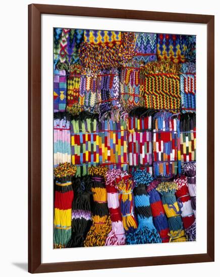 Friendship Bracelets, Panajachel, Lake Atitlan, Guatemala, Central America-Upperhall-Framed Photographic Print