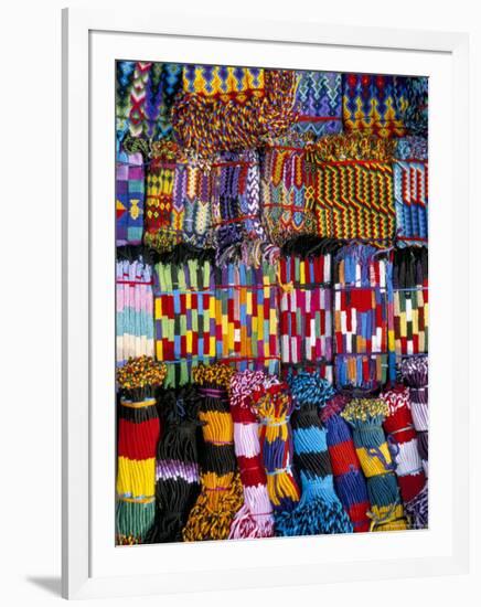 Friendship Bracelets, Panajachel, Lake Atitlan, Guatemala, Central America-Upperhall-Framed Photographic Print