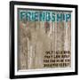 Friendship Grunge PF-Diane Stimson-Framed Art Print