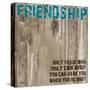 Friendship Grunge PF-Diane Stimson-Stretched Canvas