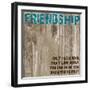 Friendship Grunge PF-Diane Stimson-Framed Art Print