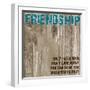 Friendship Grunge PF-Diane Stimson-Framed Art Print