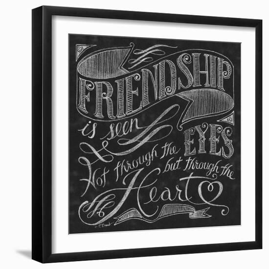 Friendship is Seen-Paul Brent-Framed Art Print