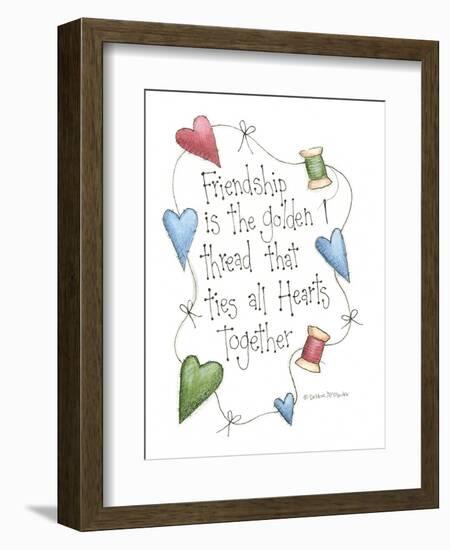 Friendship Is the Golden Thread-Debbie McMaster-Framed Giclee Print