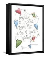 Friendship Is the Golden Thread-Debbie McMaster-Framed Stretched Canvas