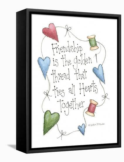 Friendship Is the Golden Thread-Debbie McMaster-Framed Stretched Canvas