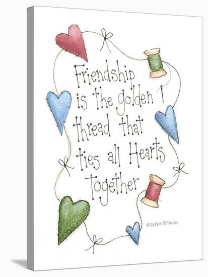 Friendship Is the Golden Thread-Debbie McMaster-Stretched Canvas