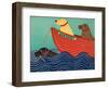 Friendship Nantucket-Stephen Huneck-Framed Giclee Print