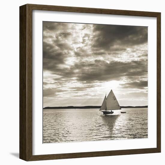 Friendship Sloop-Michael Kahn-Framed Giclee Print