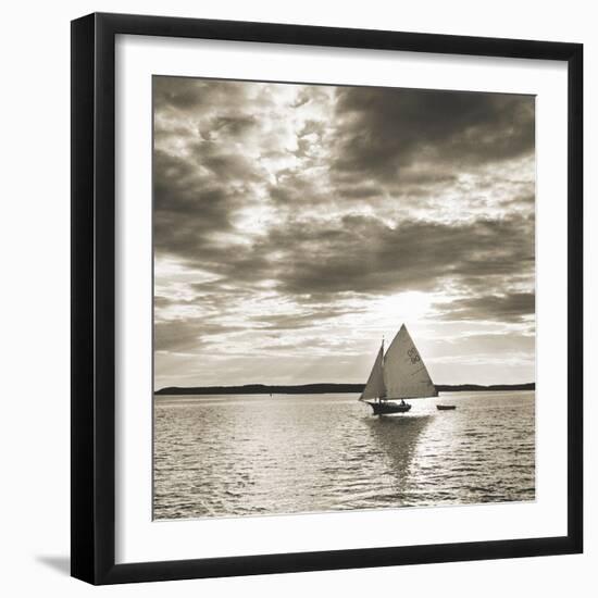 Friendship Sloop-Michael Kahn-Framed Giclee Print