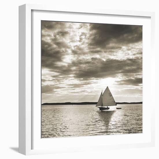 Friendship Sloop-Michael Kahn-Framed Giclee Print