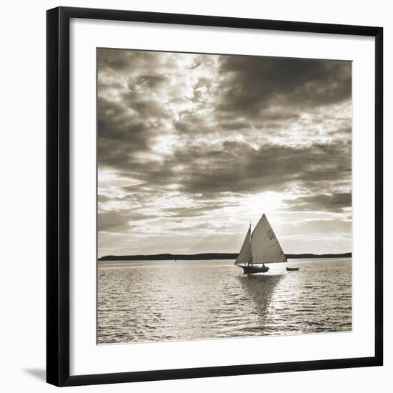 Friendship Sloop-Michael Kahn-Framed Giclee Print