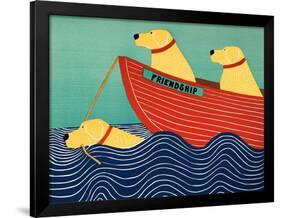 Friendship1 All Yellow Dogs-Stephen Huneck-Framed Giclee Print