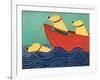 Friendship1 All Yellow Dogs-Stephen Huneck-Framed Premium Giclee Print