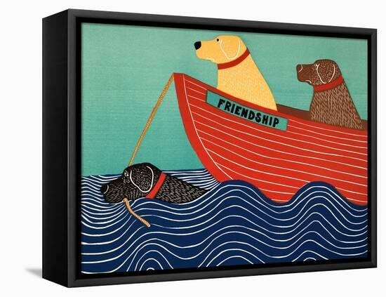 Friendship1-Stephen Huneck-Framed Stretched Canvas