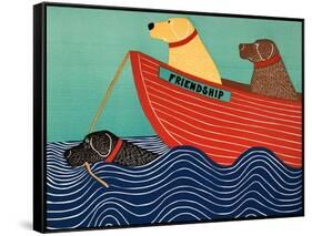 Friendship1-Stephen Huneck-Framed Stretched Canvas