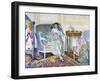 Frieseke: In The Boudoir-Frederick Carl Frieseke-Framed Giclee Print