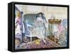 Frieseke: In The Boudoir-Frederick Carl Frieseke-Framed Stretched Canvas