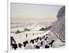 Friesians in Winter-Maggie Rowe-Framed Giclee Print