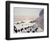 Friesians in Winter-Maggie Rowe-Framed Giclee Print