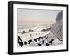 Friesians in Winter-Maggie Rowe-Framed Giclee Print