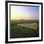 Friesland, Fence in a Field Near Workum-Marcel Malherbe-Framed Photographic Print