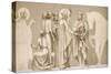 Friesland for the Decoration of the Pantheon: Saints-Pierre Puvis de Chavannes-Stretched Canvas