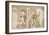 Friesland for the Decoration of the Pantheon: Saints-Pierre Puvis de Chavannes-Framed Giclee Print