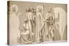 Friesland for the Decoration of the Pantheon: Saints-Pierre Puvis de Chavannes-Stretched Canvas