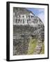 Frieze and Steps Up to the 130Ft High El Castillo, Mayan Site, Xunantunich, San Ignacio, Belize-Jane Sweeney-Framed Photographic Print