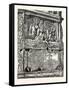 Frieze from the Arch of Titus. Rome Italy-null-Framed Stretched Canvas