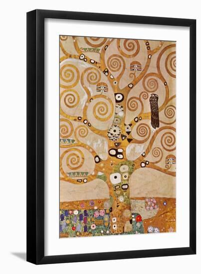 Frieze II-Gustav Klimt-Framed Art Print