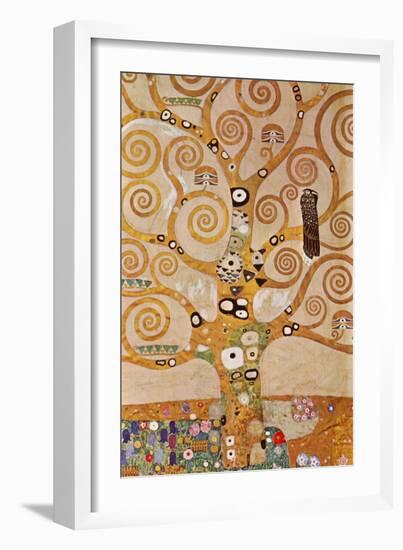 Frieze II-Gustav Klimt-Framed Art Print