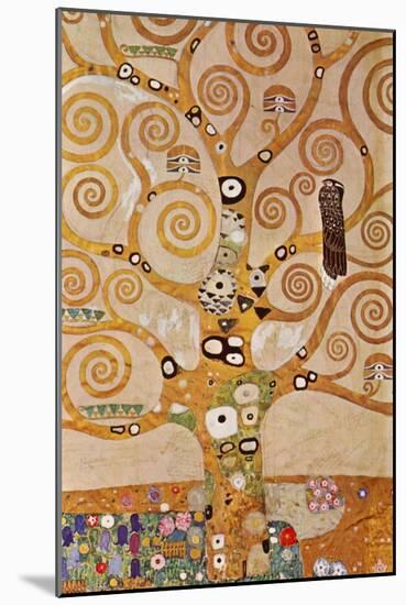 Frieze II-Gustav Klimt-Mounted Art Print