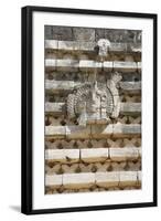 Frieze, Nuns Quadrangle, Uxmal, Mayan Archaeological Site, Yucatan, Mexico, North America-Richard Maschmeyer-Framed Photographic Print