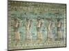 Frieze of Archers, from the Palace of Darius the Great (548-486 BC) at Susa, Iran Achaemenid Period-null-Mounted Giclee Print