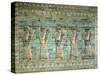 Frieze of Archers, from the Palace of Darius the Great (548-486 BC) at Susa, Iran Achaemenid Period-null-Stretched Canvas
