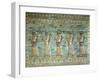 Frieze of Archers, from the Palace of Darius the Great (548-486 BC) at Susa, Iran Achaemenid Period-null-Framed Giclee Print